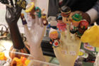Finger puppets on display at Puppet Heaven