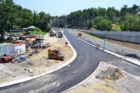 The construction wrapping up at Route 50 and N. Courthouse Road