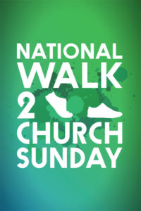 Walk to church Sunday flyer