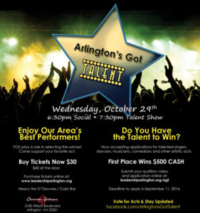 Arlington's Got Talent flyer