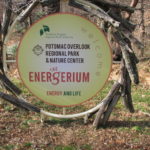 Entry Circle Sign at Potomac Overlook Regional Park