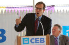 Arlington County Board chair Jay Fisette at the CEB Tower groundbreaking