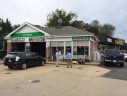 A car ran into the front of a gas station in Bluemont on 9/29/14
