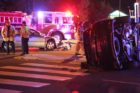 Rollover accident on George Mason Drive on 9/29/14