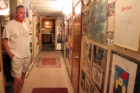 Inner Ear Studio owner Don Zientara in his studio's hallway