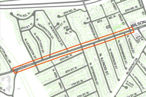 Wilson Blvd improvements map (image via Arlington County)