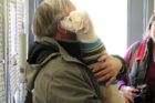 AWLA Executive Director Neil Trent and Billy, a rescued Shih Tzu