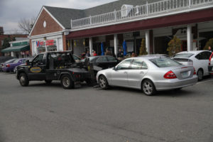 A towing standoff outside Ray's Hell Burger