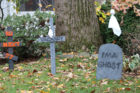 Halloween decorations on 15th Street N.