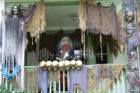 Halloween decorations of N. Jackson Street