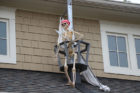 Halloween decoration of N. Jackson Street