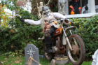 Halloween decorations of N. Jackson Street