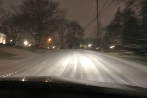 Driving in the snow (file photo)