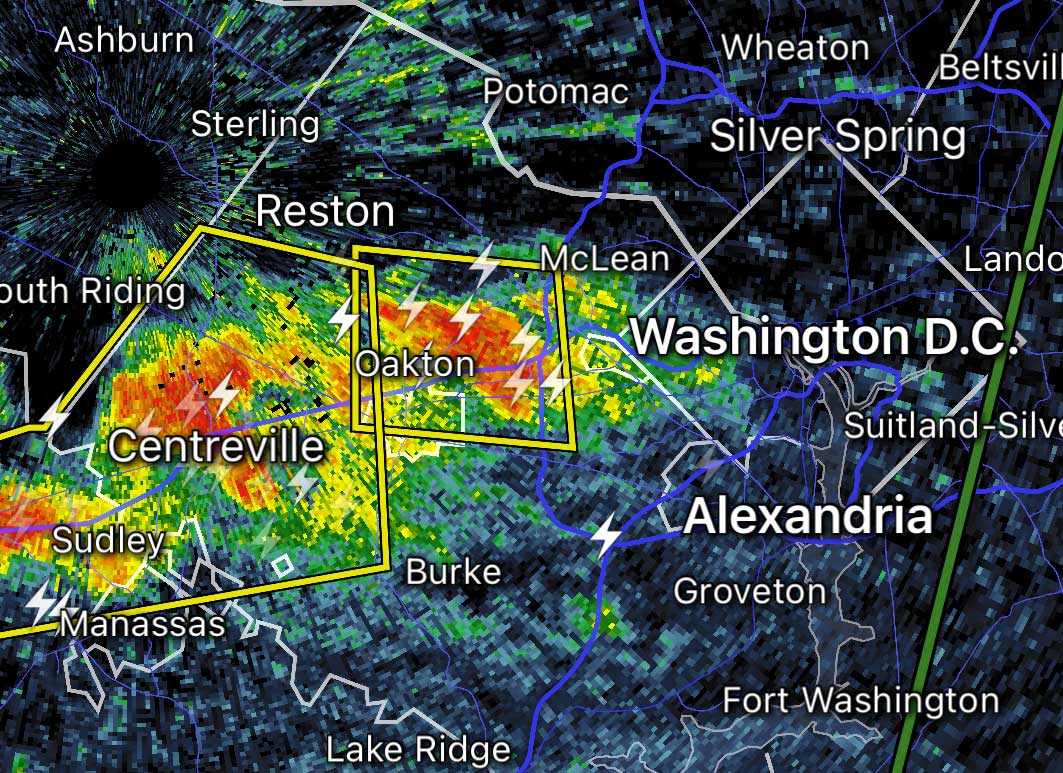 JUST IN: Severe Thunderstorm Watch issued for Arlington | ARLnow.com