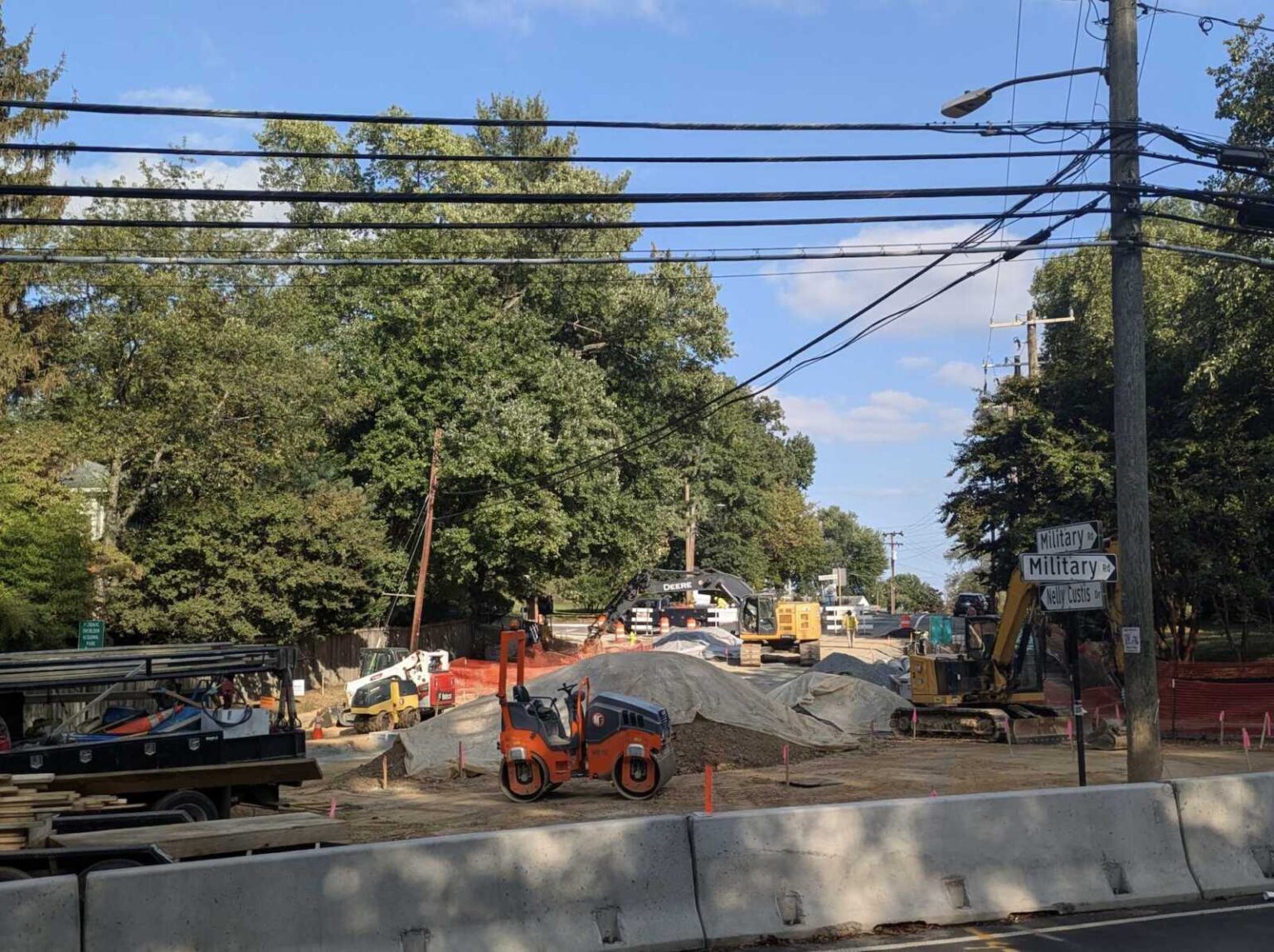 Construction on long-promised roundabout on Military Road gets underway ...