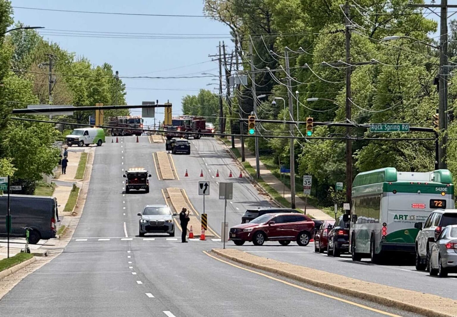TRAFFIC ALERT: Portion of Glebe Road closed after gas line struck ...