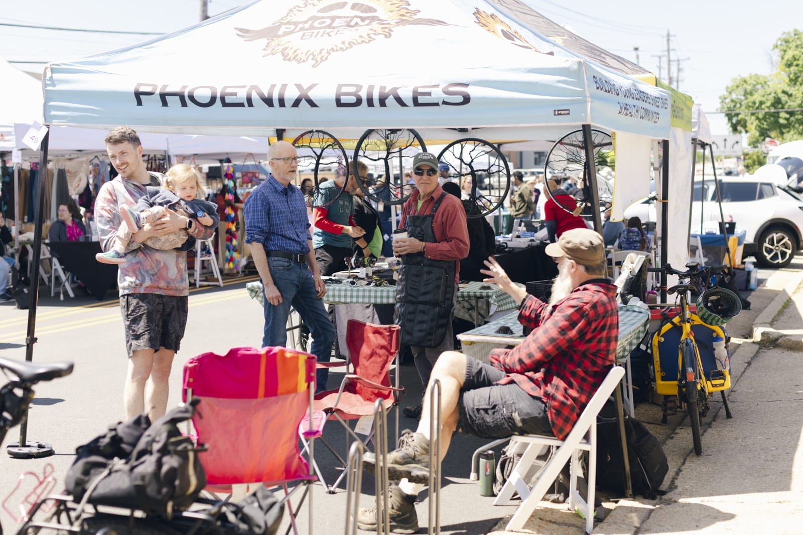 Henry Dunbar's Cycle Killer Accessories turns bike parts into jewelry and art at Earth Day Every Day on Sat., April 26.