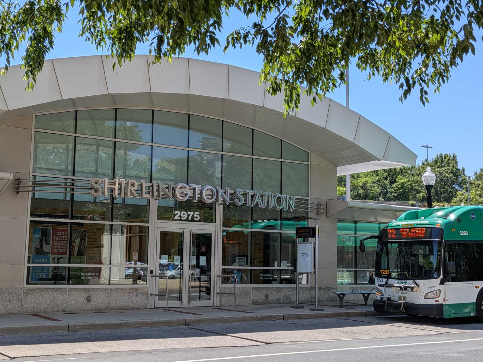 The Shirlington Transit Center (staff photo by Dan Egitto) | ARLnow