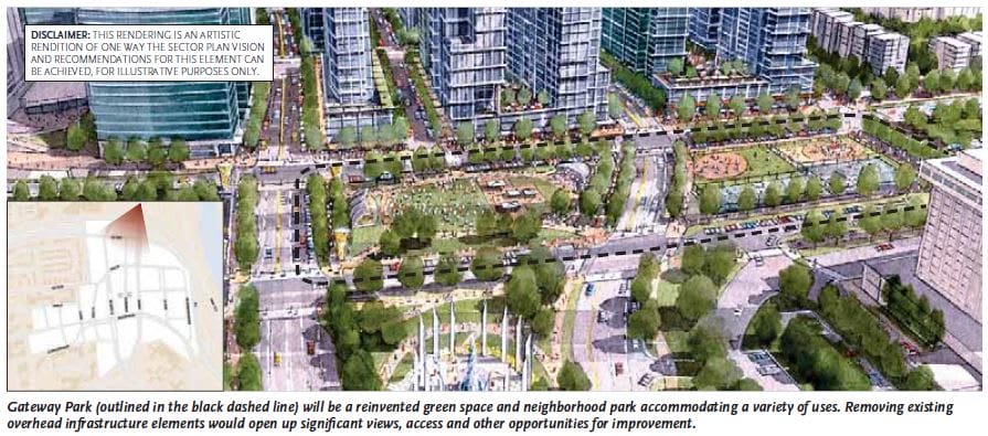 Image from The New "Condominium District"" Oriented Around Gateway Park in Rosslyn