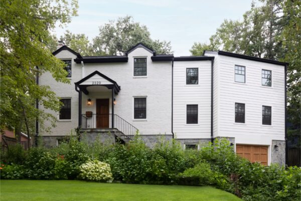 This family home in the Maywood Historic District was expanded by Alair Arlington with a thoughtfully designed side addition that worked within tight lot constraints. Photo by Christy Kosnic Photography.