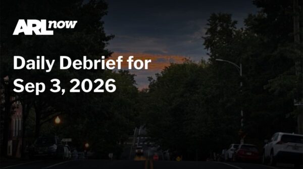ARL Now header: Daily Debrief for Sep 3, 2026 on a dark, tree-lined street at dusk with the logo visible on the left.