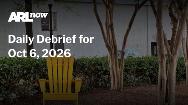 ARL Now Daily Debrief banner: Oct 6, 2026, featuring a yellow chair in a garden setting.