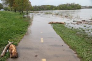 Part of the Mt. Vernon Trail is closed due to flooding (file photo)