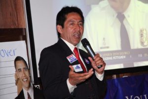 Re-elected County Board member Walter Tejada at Arlington Democrats 2011 election victory party