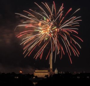 "Fourth of July Fireworks from the Netherlands Carillon" by Clint Farrell