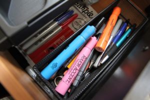 Pens, markers, pencils and other school/office supplies