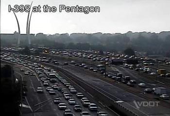 Heavy traffic on I-395 near the Pentagon (file photo)
