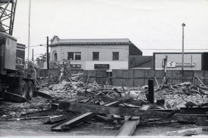 Construction of Clarendon Metro, circa 1979
