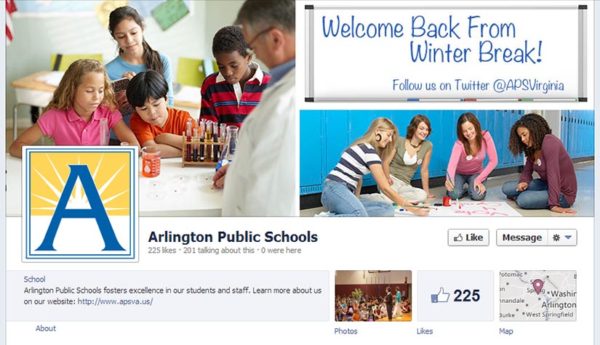 Arlington Public Schools Facebook page