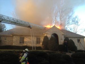 House fire on Shadow Lane in Falls Church (photo courtesy @CAPT258) House fire on Shadow Lane in Falls Church (photo courtesy @CAPT258)