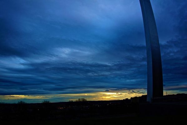 Winter sky as seen from the Air Force Memorial (photo by Wolfkann)
