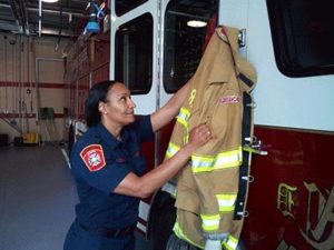 Female firefighters (via Arlington County)