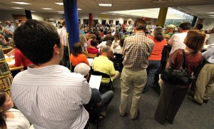 Packed house at the Bluemont Civic Association meeting on 4/24/13