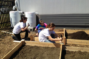 Girl Scouts build garden for AWLA