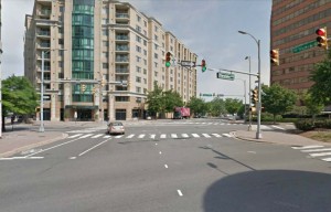 N. Veitch Street between Clarendon Blvd and Wilson Blvd (photo via Google Maps)