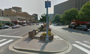 Stretch of Wilson Blvd and Clarendon Blvd in Courthouse (photo via Google Maps)