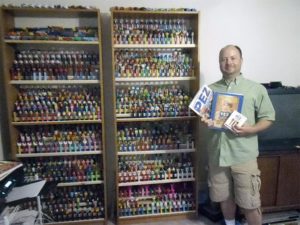 Mandrake Summers and his Pez collection