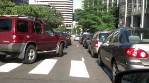 New traffic pattern on Wilson Blvd in Rosslyn New traffic pattern on Wilson Blvd in Rosslyn
