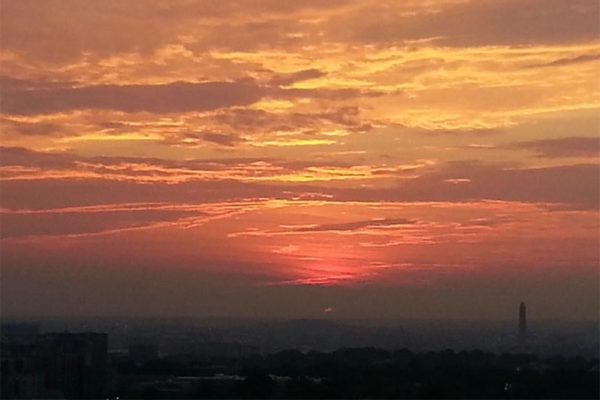 Sunrise, as seen from Ballston (courtesy photo)
